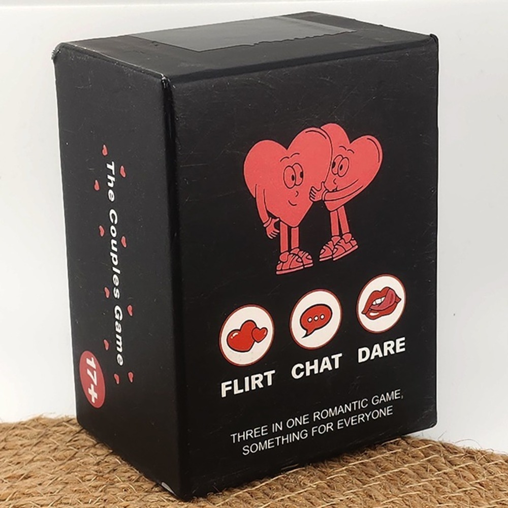 Flirt Chat Dare Couples Card Game - 150 Fun Cards, stocking‎ stuffer